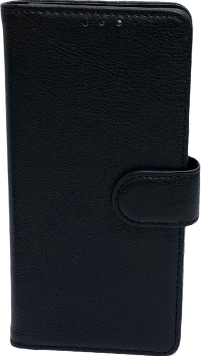 Geschikt voor Galaxy A20e Zwart - Portemonnee Wallet Case Pasjeshouder - boek Telefoonhoesje Kunstleer - Book case