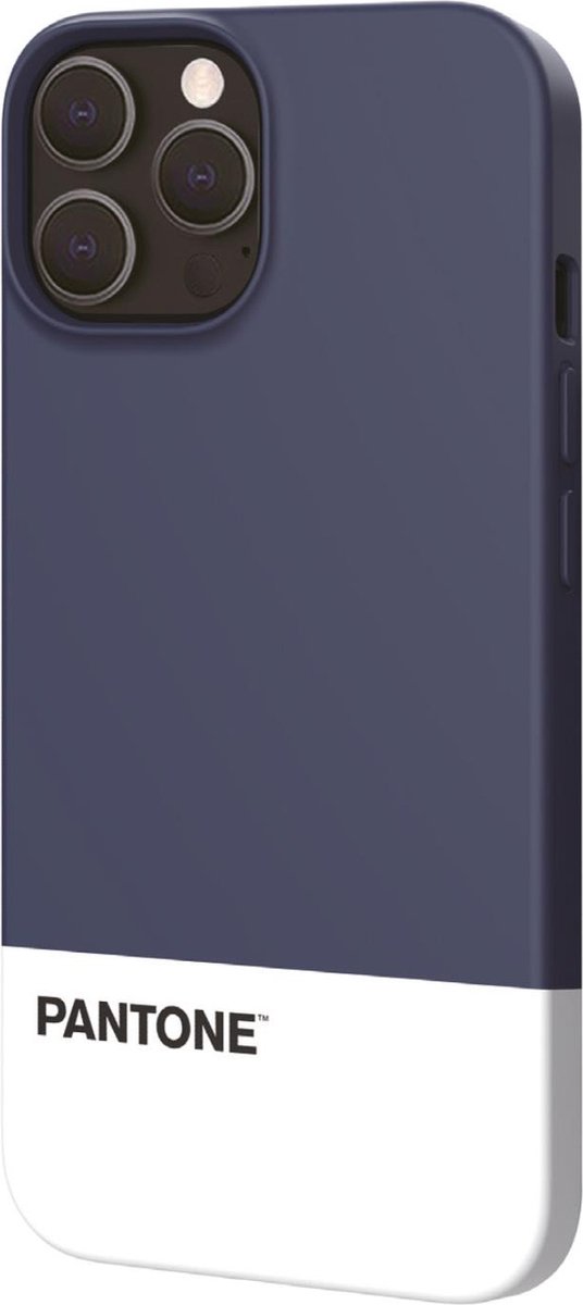 Pantone Design Silicone Hoesje iPhone 13 Pro - Backcover - Blauw – Celly