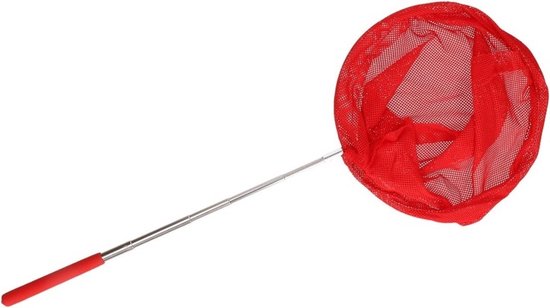 Rood schepnetje/vlindernetje uitschuifbaar van Esschert Design — afbeelding 2