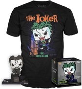 Funko - DC Comics - Jim Lee The Joker Pop and short sleeve T-Shirt Pop Box Size M