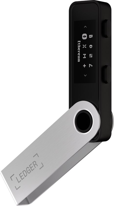 Ledger Nano S Plus: De populaire hardware wallet - Wallet voor Bitcoin, Ethereum en vele andere munten - Groter scherm- Meer geheugen
