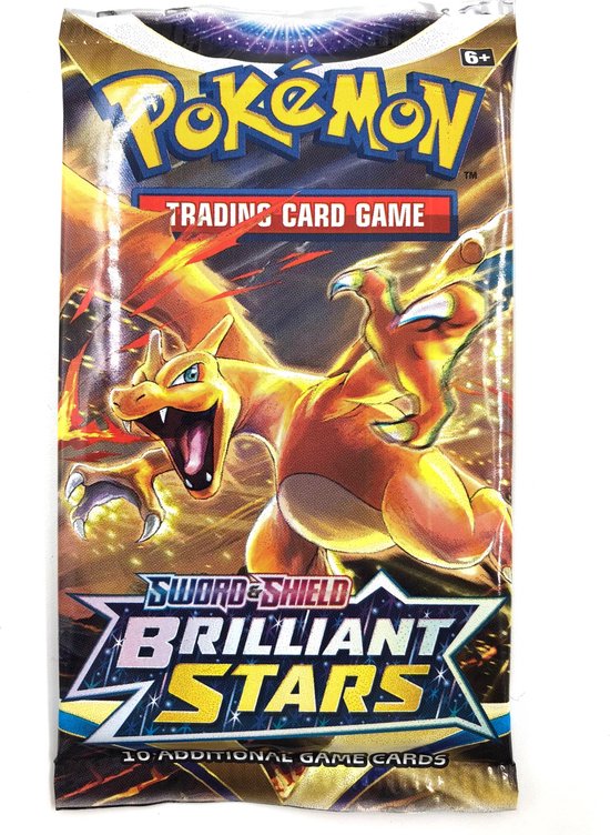 Thumbnail van een extra afbeelding van het spel Pokémon - Sword & Shield - Brilliant Stars 8x Booster Pack Bundle + Piplup plush 20 cm