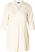 YESTA Laurelle Tuniek - Ecru/Salmon - maat 2(50)