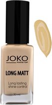 Make-Up Long Matte Long Lasting Shine Control matterende foundation 117 Donker Beige SPF10 30ml