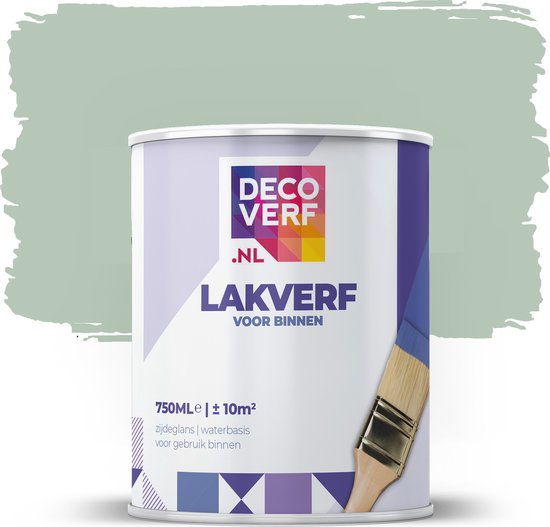 Foto: Decoverf lakverf saliegroen 750ml