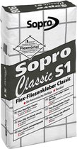 Flexibele Vloer Tegellijm Sopro Classic S1 SC 608  (ook voor grote tegels)