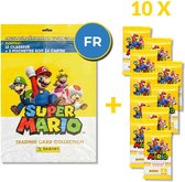 PANINI - SUPER MARIO TRADING CARD COLLECTION - 1 STARTER PACK FR + 10 POCHETTES - PROMO PACK FR