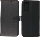 Oppo Find X5 Lite Hoesje - Book Case Telefoonhoesje - Kaarthouder Portemonnee Hoesje - Wallet Cases - Zwart