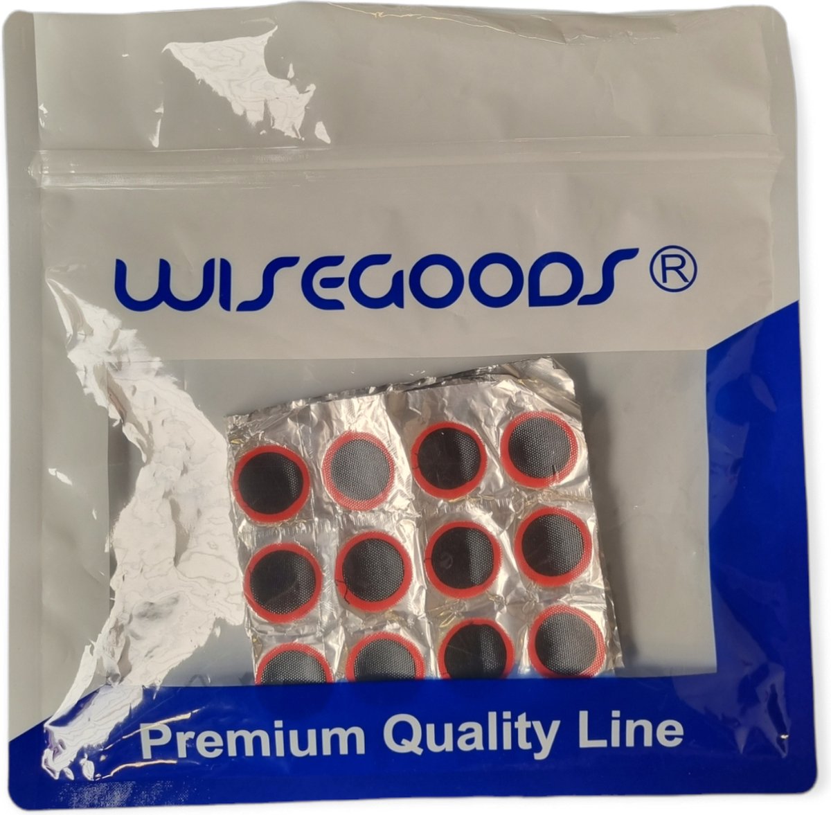 WiseGoods - Premium Fietsband Reparatie Patches - Bandenplakker - 48 Patches Ø 25mm Ronde Rubber Patches - Reparatie Plakkers thumbnail 2