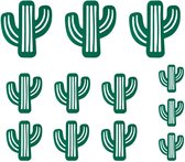 12 Stuks Panbeschermers – 3 Maten – Anti-Kras – Cactus