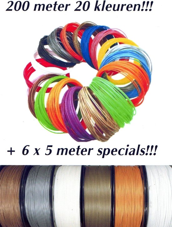 MD Creations - Stylo 3d - 12x100m - 12 couleurs - PLA 1.75mm