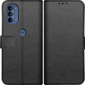Cazy Motorola Moto G31/G41 hoesje - Book Wallet Case - Zwart