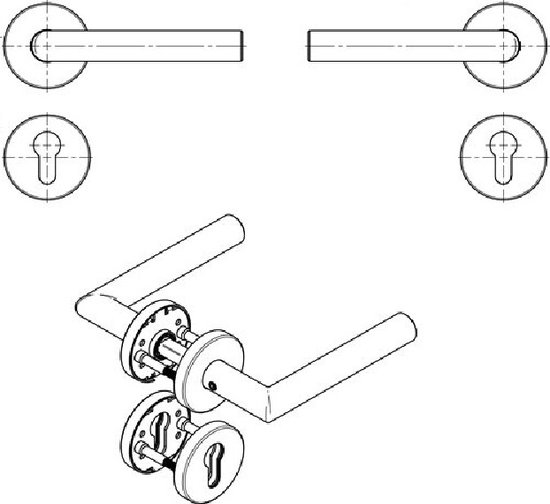 Oss Rozet OGRO - Rozet - 8906 8MM/6501/6612 PZ ER VA ER rd.PZ DIN L/R D/D OGRO | bol
