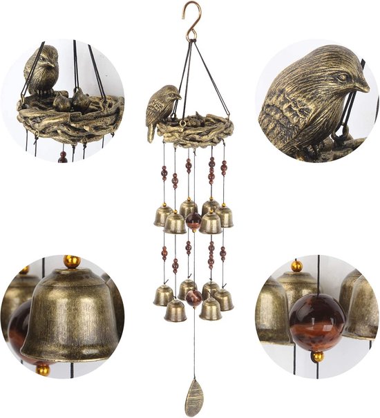 Vogelnest Windgong - Windvanger - Tuin decoratie
