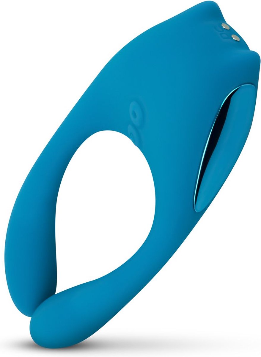 Goedkoopste EasyToys - Flexibele Koppel Vibrator - Vibrators voor Vrouwen en Mannen - Sex Toys voor Vrouwen - Vibrators - Blauw