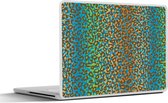 Laptop sticker - 10.1 inch - Patroon - Panter - Abstract - 25x18cm - Laptopstickers - Laptop skin - Cover