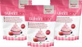 Glaçage Sukrin 400g - Pack économique - Contient de l'érythritol - Substitut de sucre en poudre 100% naturel - Sans calories