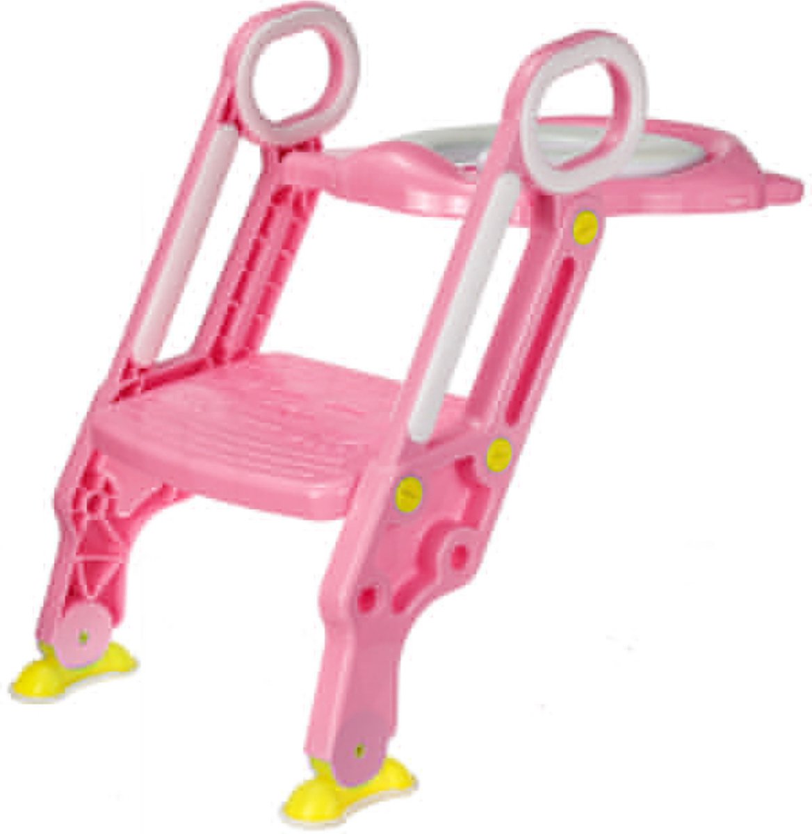 Magnificos - wc verkleiner met trapje - wc verkleiner - toilettrainer met trapje – opstapje kind - roze Magnificos - wc verkleiner met trapje - wc verkleiner - toilettrainer met trapje – opstapje kind - roze