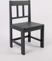 Kinderstoeltje - Peuterstoeltjes - Kleuterstoeltje hout - stoeltje voor kinderen - kinderstoel - kinderstoel grijs