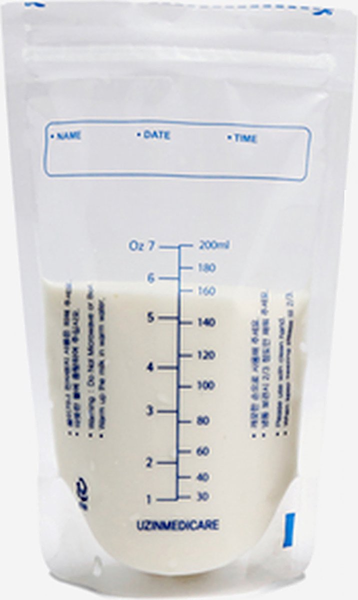 Moedermelk Bewaarzakjes voor borstvoeding - 30 stuks - BPA vrij - 200ml - voor diepvries - Spectra