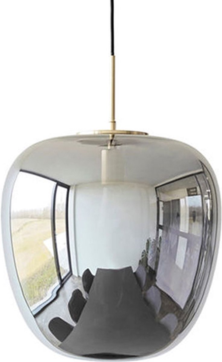 Hübsch Reflect Hanglamp Ø: 40cm - Spiegel / Messing
