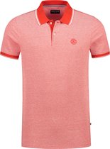 Chris Cayne - Polo - Heren - Polo Shirt - Rood/Wit - 2Tone - Maat M