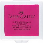 Faber-Castell - Gomme à pétrir - Rose - pour corriger les dessins au crayon (pastel) et au fusain