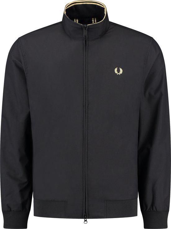Fred Perry Brentham Jacket J2660 - heren zomerjas - zwart - Maat: L