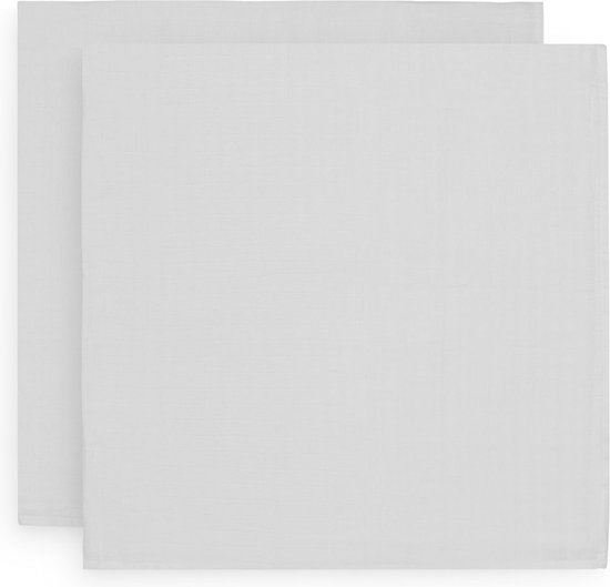 Jollein Hydrofiel Multidoek Basic 115x115cm - White - 2 Stuks van Jollein — afbeelding 2