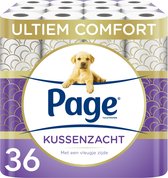 Bol.com Page toiletpapier - 36 rollen - Kussenzacht wc papier (3-laags) - voordeelverpakking aanbieding