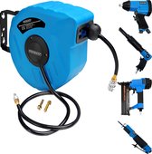 Monzana Persluchtslanghaspel - Automatisch 10m - Incl. Reciprozaag