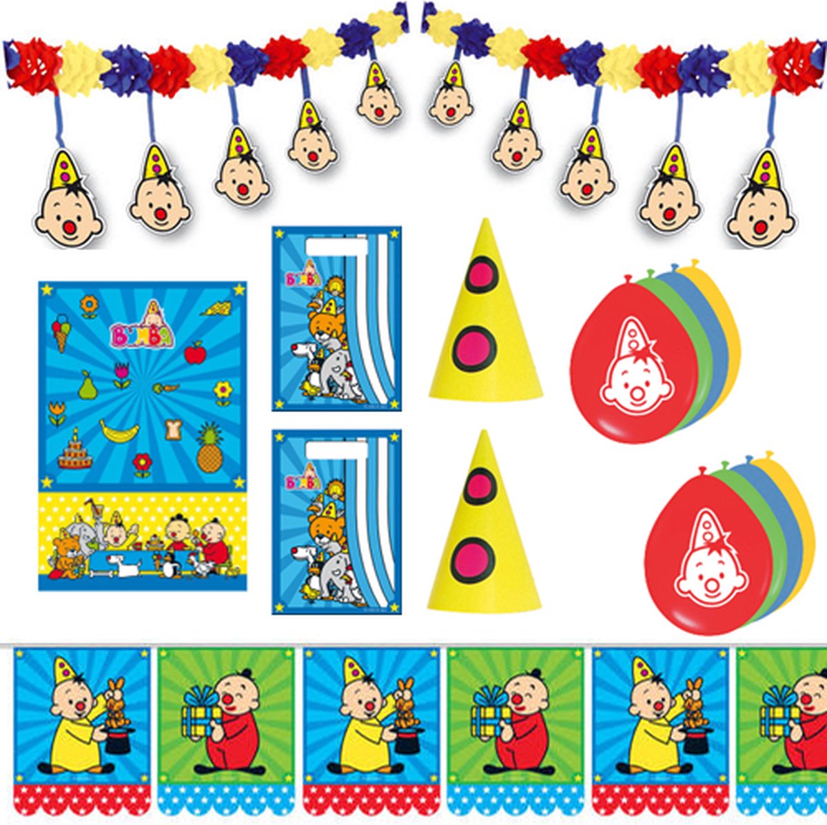 Bumba Decoratie Set! | Kinderverjaardag | Hoedjes | Slingers | Tafelkleed  |... | bol.com