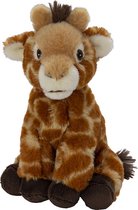 Pluche knuffel giraffe van 17 cm - Speelgoed knuffeldieren