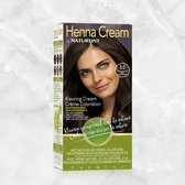 Crème Henné 3.0 Châtain Foncé - Coloration des cheveux - 110ml - Vegan - Sans Ammoniaque - Coloration Semi-Permanente - SANS Microplastique