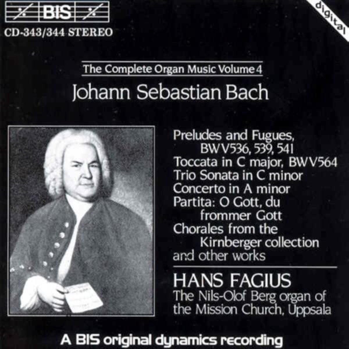 Hans Fagius - J.S. Bach: The Complete Organ Music Vol 4 (2 CD)
