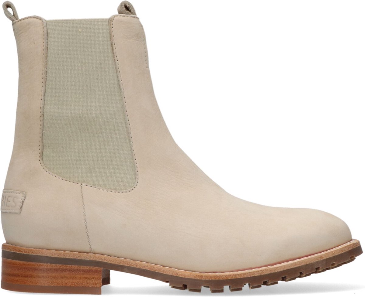 Shabbies 181020327 Chelsea boots - Enkellaarsjes - Dames - Beige - Maat 37  | bol.com
