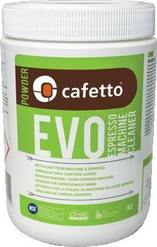 Cafetto EVO Organic Espresso Machine Cleaner 12 x 1000gr (E29120) bol