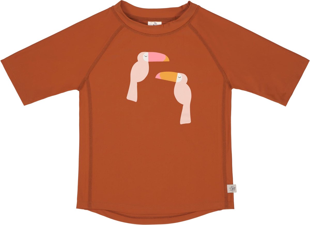 Lässig Zwemshirt Rashguard Korte Mouw Splash & Fun Toekan - Bruin