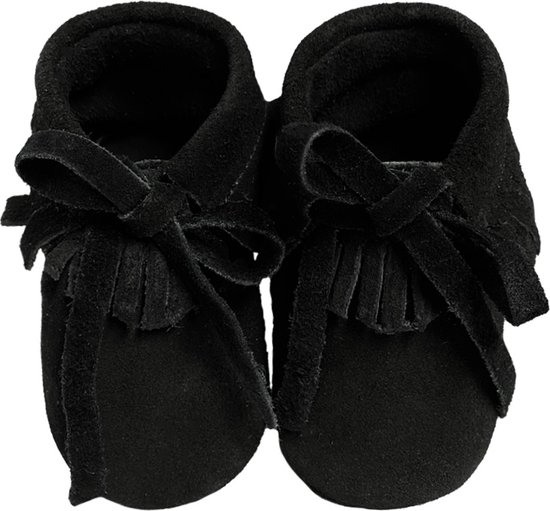 BabySteps Moccasins Lace Black Ibiza maat 22/23