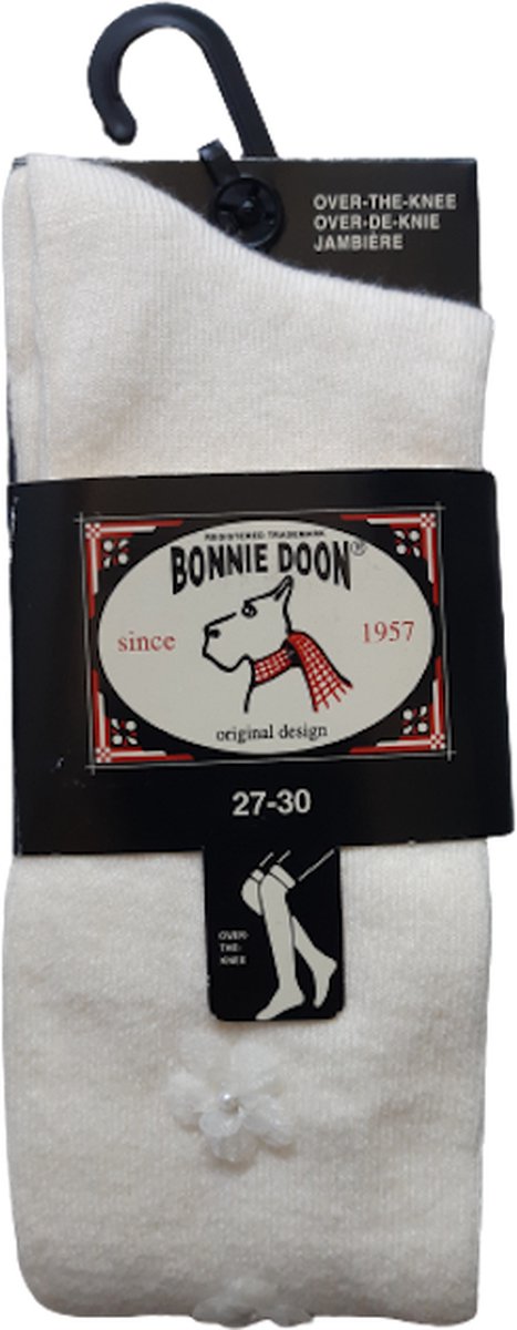 Bonnie Doon overknees sokken maat 27/30 Ivory