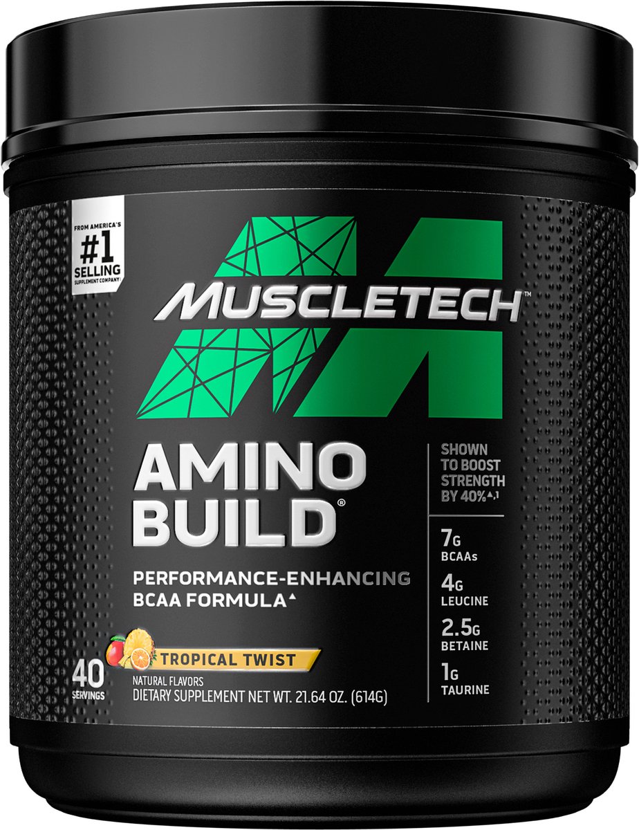Goedkoopste Amino Build 40servings Tropical Twist