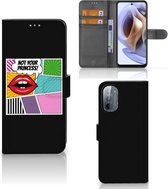 Telefoonhoesje Motorola Moto G31 | G41 Bookcase Popart Princess