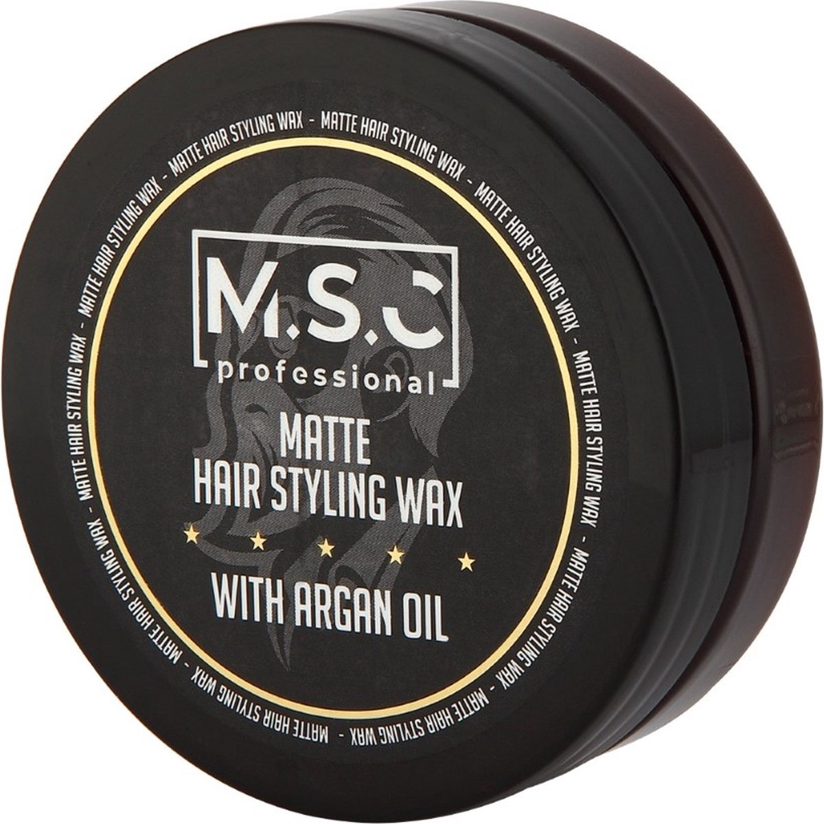 M.S.C Professional 10 stuks Matte Wax Haarwax Matte Hairwax Mattelook