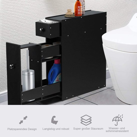 Klein Costway Badkamer kasten 2 deuren Klein Costway Badkamer kasten 2 deuren