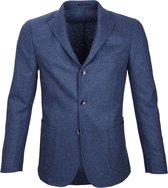 Suitable - Blazer Easky Wol Blend Blue - Maat 52 - Slim-fit