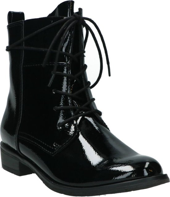 MARCO TOZZI Femme Bottines à Lacets 2-25204-41 - Talon Bloc Élégant, Confort Et Style Vegan