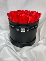 AG Luxurygifts flower box - rozen box - cadeau - soap roses - luxe - hart - Valentijnsdag - rood - Moederdag - lief
