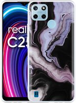 Realme C25Y Hoesje Liquid Marble - Designed by Cazy