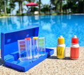 Zwembad kit - Test kit chloor - Zwembad tester - pH bepaling - Zwembad - Onderhoud - Water - Reiniging - Gemakkelijk