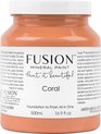 Fusion mineral Paint - acryl - meubelverf -oranje - Coral - 500 ml